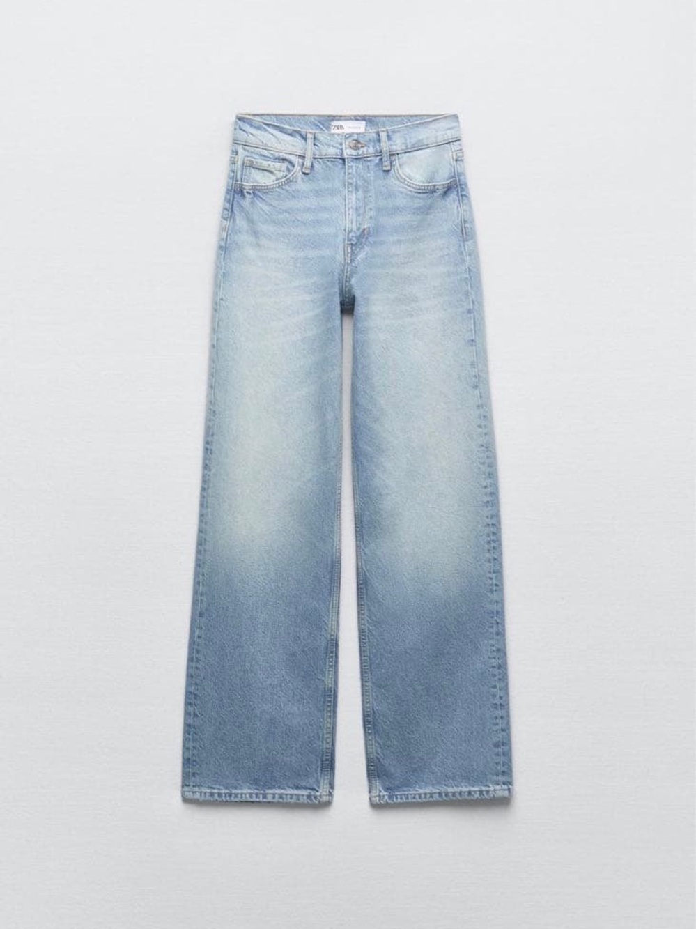 Light Blue Wide-Leg Women's Jeans